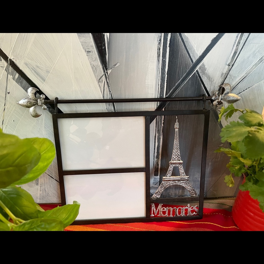 Paris Memories Picture Frame Holds Two 4x6 Pics